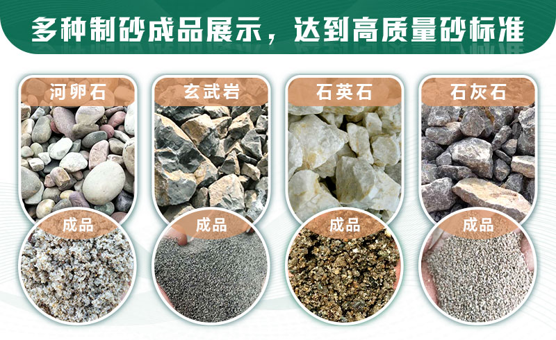 什么樣的石頭適合制砂？制沙生產線如何配置？